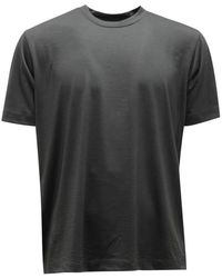 Mazzarelli - Tops ,Grijs ,Wol Super 120's Wol Trui Marrakech Stijl - Lyst