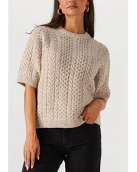 SELECTED - Truien &Amp; Vesten Slfnelly 2/4 Knit O-Neckda - Lyst