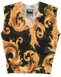 Versace Jeans Couture - V-Neck Knitwear - Lyst