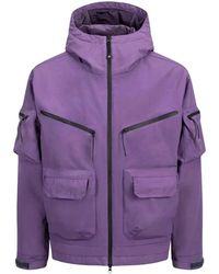 Murphy & Nye - Jassen ,Paars ,Nylon Nylon Jacket - Lyst