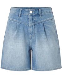 Rich & Royal - Shorts de mezclilla azul para mujer - Lyst