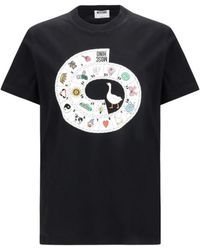 Moschino - Tops ,Zwart ,Nylon T-Shirts En Polo's - Lyst