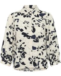 Part Two - Overhemden ,Veelkleurig ,After Midnight Artflower Print Shirt - Lyst
