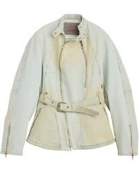 Kiko Kostadinov - Distressed Carina Belted Jacket - Lyst