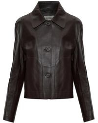 Arma - Jassen ,Bruin ,Leer Emy Leren Jas - Lyst