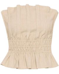 Gestuz - Tops ,Elegante Korsetblouse Met Ruchedetails - Lyst