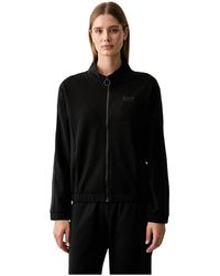 EA7 - Zip-Through Sweatshirt - Lyst