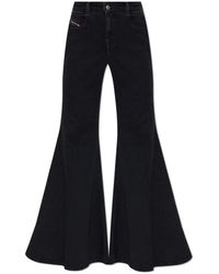DIESEL - Jeans ,Zwart ,Leer 1970 D-Bleess Jeans - Lyst