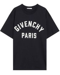 Givenchy - Tops ,Zwart ,Blauwe T-Shirt En Polo Collectie - Lyst