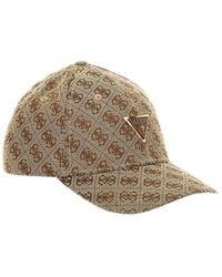 Guess - Accessoires ,Bruin ,Polyester Katya Baseball Cap - Lyst