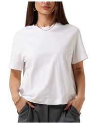 SELECTED - Slfessential Ss Boxy Tee - Lyst
