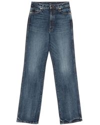 KHAITE - Straight Fit Jeans - Lyst