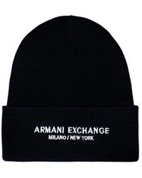 ARMANI EXCHANGE - Bedruckte Polyester-Kappe Mit Maschinenwaschbarem Stoff - Lyst