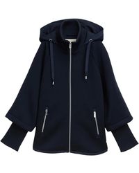 Tom Tailor - Scuba Cape Jacke Mit Kapuze - Lyst