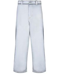 Maison Margiela - Jeans aus baumwolle mit schmalem bein - Lyst