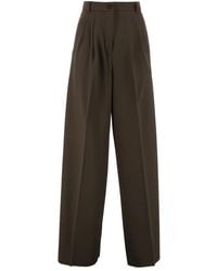 Weekend by Maxmara - Braune Weiche Passform Hose - Lyst