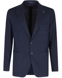 Tagliatore - Jassen ,Blauw ,Monte Carlo Jacket 1 - Lyst
