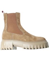 Hogan - Schoenen ,Geel ,Suède Italiaanse Chelsea Boots - Lyst