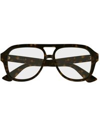 Gucci - Aviator Optische Frame - Lyst