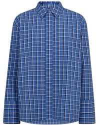 co'couture - Blauw Geruit Overhemd Angelicacc - Lyst