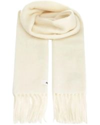 Jacquemus - Accessoires ,Wit ,Wol L'Echarpe Carro Sjaal - Lyst