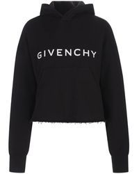 Givenchy - Sudadera con capucha y logo estampado - Lyst
