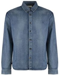 Saint Laurent - Denim Shirts - Lyst