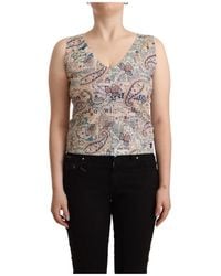 John Galliano - Sleeveless Tops - Lyst