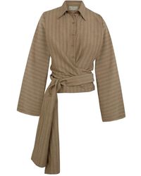 Cortana - Overhemden ,Bruin ,Katoen Edith Shirt - Lyst