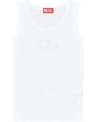 DIESEL - Sleeveless Tops - Lyst
