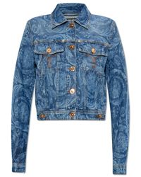 Versace - Jackets > denim jackets - Lyst