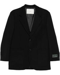 DUNST - Schwarze Knopfjacke Mit Aufgesetzten Taschen - Lyst