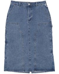 Obey - Denim Skirts - Lyst