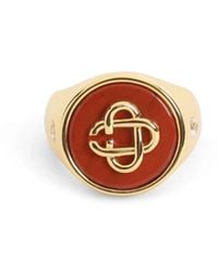 CASABLANCA - Stone Signet Ring - Lyst