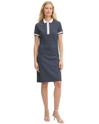 Guess - Alphonsine Gestreepte Jurk - Lyst