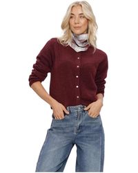 Object - Objagate L/S Re Knit Cardigan Noos - Lyst