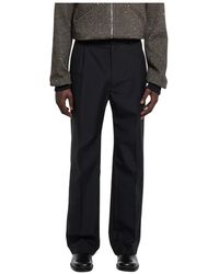Winnie NY - Broeken ,Zwart ,Wol Zwarte Formele Broek - Lyst