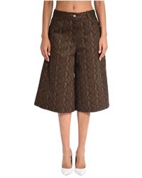 MSGM - Cropped Trousers - Lyst