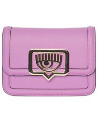 Chiara Ferragni - Rosa Crossbody Tasche Mit Eyelike Schnalle - Lyst