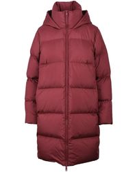Tommy Hilfiger - Lange Daunenjacke Mit Reißverschluss - Lyst