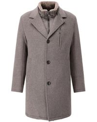 Gimo's - Wollen Jas Met Afneembare Capuchon - Lyst