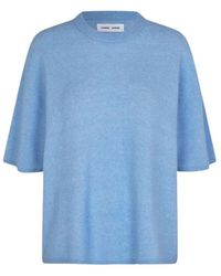 Samsøe & Samsøe - Blauer reiher megan t-shirt - Lyst