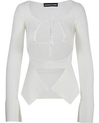 ANDREA ADAMO - Long Sleeve Tops - Lyst