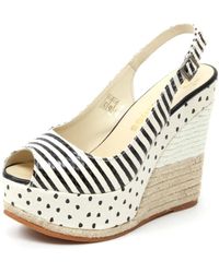 Espadrilles - Python Keilsandalette - Lyst