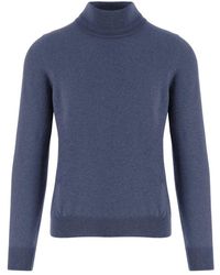 Tagliatore - Wollpullover Mit Rollkragen - Lyst