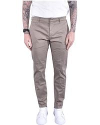 Dondup - Broeken ,Bruin ,Katoen Joe Carrot Chino - Lyst