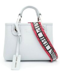 Emporio Armani - Einkaufstasche staub/granatapfel - Lyst