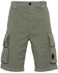 C.P. Company - Cargo stretch shorts mit lens-detail - Lyst