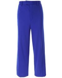 MSGM - Wide Trousers - Lyst