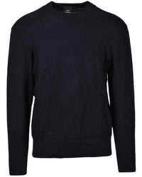 ARMANI EXCHANGE - Knitwear > round-neck knitwear - Lyst